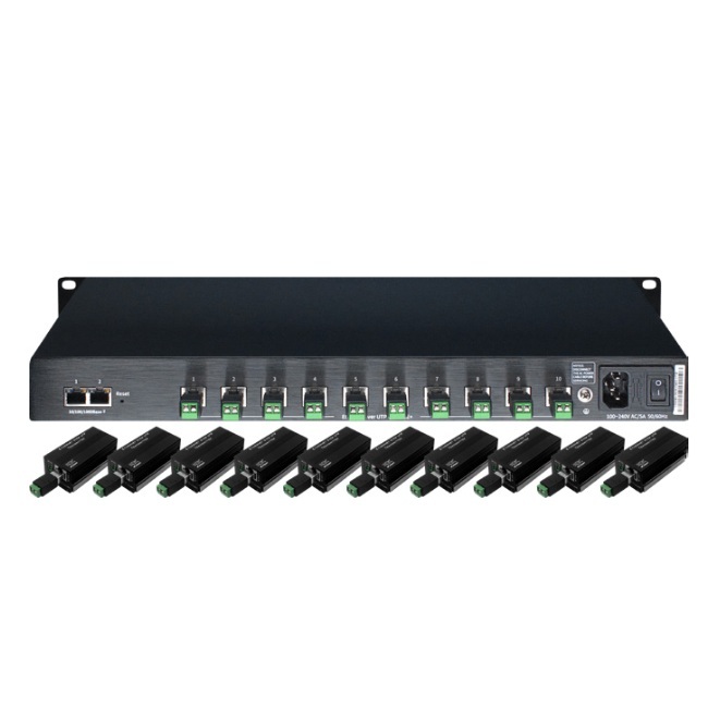 IPW-10VC Aiphone IPW Series Rack Mount 2-Wire Network Adaptor Kit