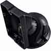 Show product details for BCW-401K TAKEX Wall or Ceiling Mount Bracket for Select PIR Sensors - Black