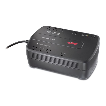 BE450G APC 8 Output Desktop UPS Battery Backup 120VAC 450VA