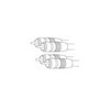 Show product details for BFS20 Vanco Cable Dual RCA M/M Oxygen Free Copper Gold Red/White 20ft