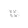 Show product details for BFS6X Vanco Cable Dual RCA M/M Oxygen Free Copper Gold Red/White 6ft