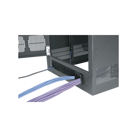 BGR-RDC25 Middle Atlantic Cable Entry Rear Door Option for 25 Space BGR Racks - Black Finish