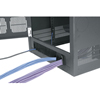 Show product details for BGR-RDC25 Middle Atlantic Cable Entry Rear Door Option for 25 Space BGR Racks - Black Finish