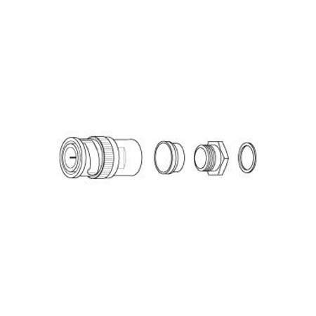 BNC1X Vanco Connector Compression BNC 6 Pieces RG59 Bulk