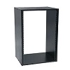 Show product details for BRK14-S Middle Atlantic BRK Series Black Laminate Rack