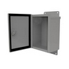 BW-120 Mier NEMA Type 3R Outdoor 6" W x 8" H x 4" D Metal Electrical Enclosure - Gray