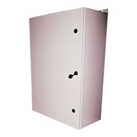 BW-136BPSS Mier NEMA Type 4X 24" W x 36" H x 8" D Stainless Steel Electrical Enclosure - Gray w/ Internal Removable 22" W x 34" H Back Panel