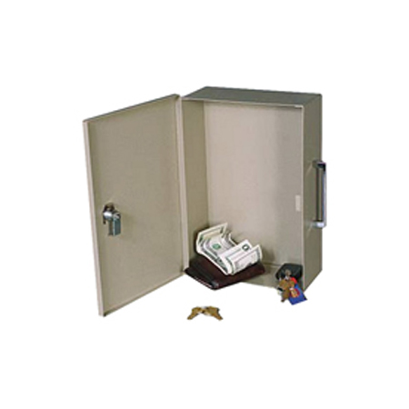 BW-301B Mier 8" W x 12" H x 3.75" D Lockbox - Beige