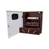 Show product details for BW-RACKACHTW Mier NEMA Type 4 Outdoor 22" W x 24" H x 24" D Metal Enclosure with Thermostat with Heater and AC Unit - Gray - Door with Window