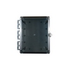 Show product details for BW-SL1084C Mier UL Listed NEMA Rated Outdoor 10" H x 8" W x 4" D Polycarbonate Electrical Enclosure - Gray - Clear Door