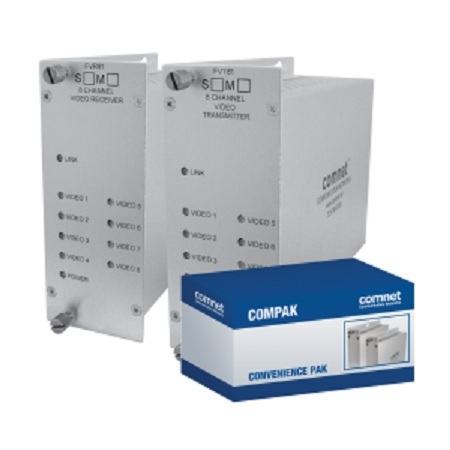 COMPAK81M1 Comnet FVT/R81M1 8 Channel Video MM 1 Fiber