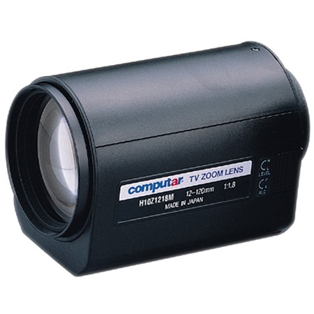 H10Z1218M Computar 1/2" C-Mount 12-120mm Motorized Zoom F/1.8 3 Motors