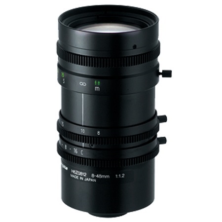 H6Z0812 Computar 1/2" C-Mount 8-48mm F/1.2 Manual Iris Manual Zoom Lens