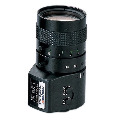 H6Z0812AIVD Computar 1/2" C-Mount 8-48mm F/1.2 Video Auto Iris Manual Zoom Lens