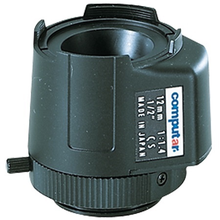 HG1214FCS Computar 1/2" CS-Mount 12mm F/1.4 Mini Connector Short Cable DC Auto Iris Lens