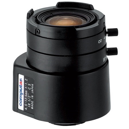 HG3Z4512FCS-IR Computar CS-Mount 4.5-12.5mm Vari-focal F/1.2 IR-corrected DC Auto Iris Lens