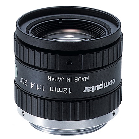 M1214-MP Computar 2/3" 12mm f1.4 w/ Locking Iris & Focus 1.5 Megapixel C-Mount Lens