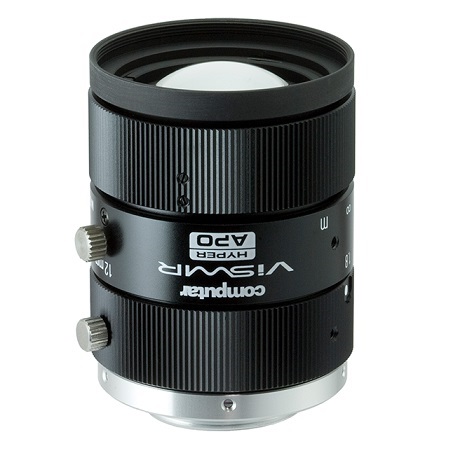 M1218-APVSW Computar 2/3" C-Mount 12mm F/1.8 Manual Iris Visible + SWIR Broadband Lens