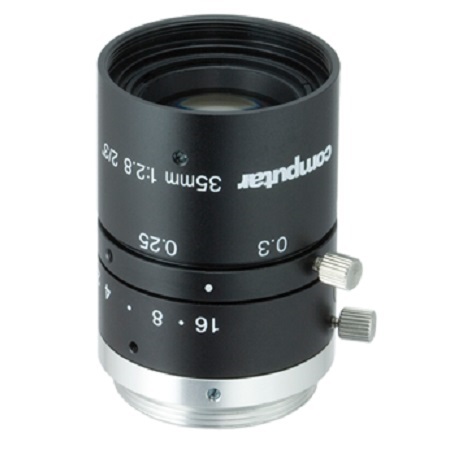 M3528-MPW3 Computar 2/3" C-Mount 35mm F2.8 8MP Fixed Iris Lens