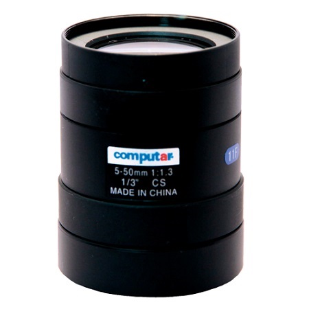 [DISCONTINUED] T10Z0513CS Computar CS-Mount 5-50mm Vari-focal F/1.3 Manual Iris Lens