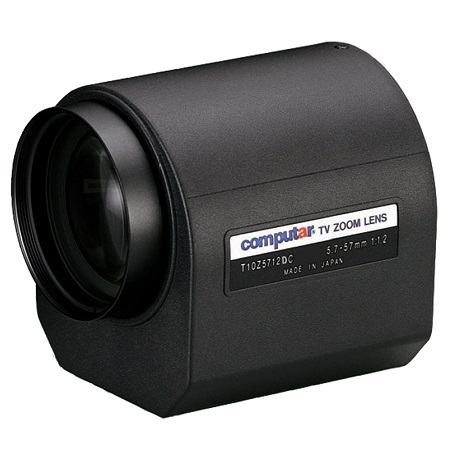 T10Z5712PDC-CS Computer CS Mount 1/3" 5.7-57mm F1.2 10X Motorized Zoom DC Auto Iris with Preset and 4-Pin Connector