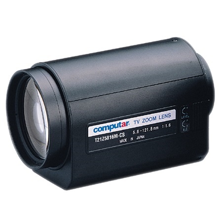 T21Z5816M Computar 1/3" CS-Mount 5.8-121mm Motorized Zoom F/1.8 3 Motors