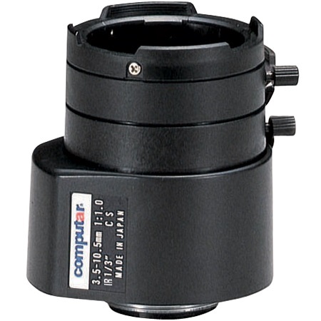 TG3Z3510FCS-IR Computar CS-Mount 3.5-10.5mm Vari-focal F/1.0 IR-corrected DC Auto Iris Lens