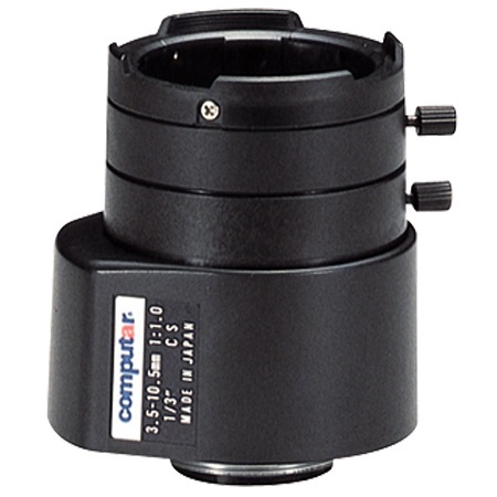 TG3Z3510FCS Computar 1/3" 3.5-10.5mm f1.0 Varifocal DC Auto Iris CS-Mount Lens
