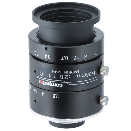 VG3518KC-MPYIR-V31 Computar 1.1" C-Mount 35mm F1.8 12MP IR Corrected P-Iris Lens