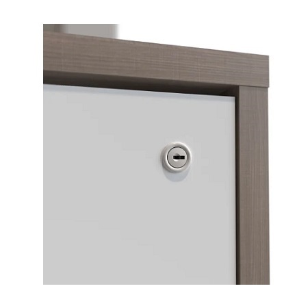 C3-LOCKKIT-WH Middle Atlantic C3 Series Credenza Lock Kit, White
