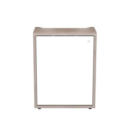 C3K1D1HA0D7ZPLWH Middle Atlantic C3 Series HPL Woodkit, 1 Bay, 32 Inches High, 5th Ave Elm with White Gloss Doors