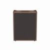 Show product details for C3K1D1HB9A6ZPLBK Middle Atlantic C3 Series HPL Woodkit, 1 Bay, 32 Inches High, Montana Walnut with Blackened Legno Doors
