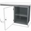 C5-SH-SYS22 Middle Atlantic 22 Inch Deep C5 Shelf System Insert Black