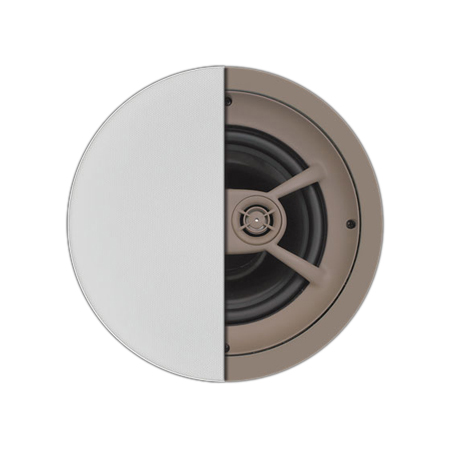 PAS12825 Proficient Audio Protege C825TT 8" 150W Graphite Dual Tweeter Ceiling Speaker - Single Stereo Speaker