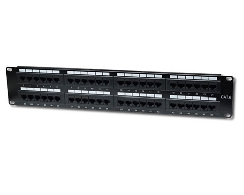 7P-48TK11CEC-BK Pro's Kit Cat5e Patch Panel 48 Port 2U Rack Mount