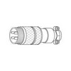 Show product details for CBC4E Vanco Connector CB Microphone 4P Jack Solder Cable Mount
