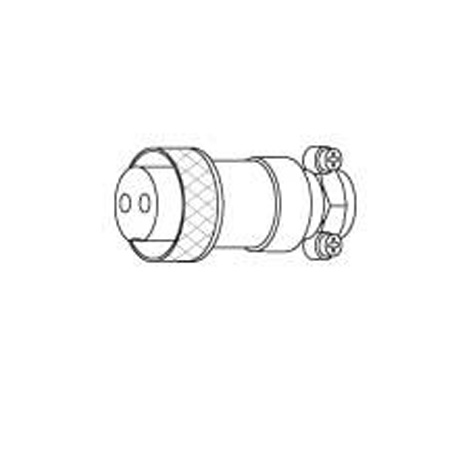 CBC6 Vanco Connector CB Microphone 6 Pin Plug Solder Cable
