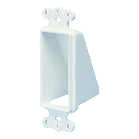 CED1 Arlington Industries Single Gang Decora Reversible Low-Voltage Cable Entrance Plate