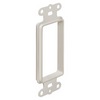 Show product details for CED13BL Arlington Industries 1-Gang Low-Voltage Wall Plate - Black