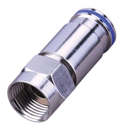 CFRG6Q Vanco Generation II Compression "F" Male Coax Plug - RG6 Quad