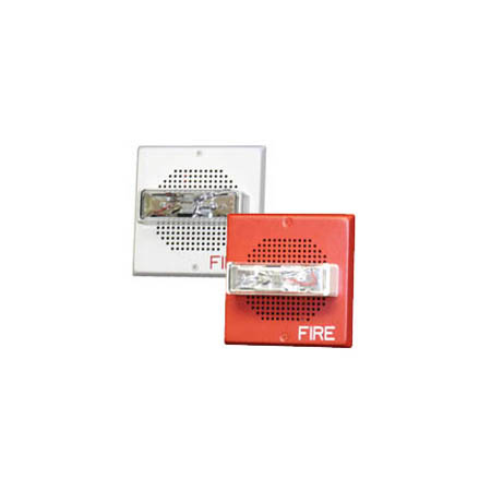 CH70-24MCWH-FW Cooper Wheelock CHIME STRB,SQ.,WALL,H INT,24 VDC,135/185CD,WHT