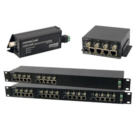 CLFE1COAX Comnet Single-Channel Ethernet over COAX with Pass-through PoE-DISCONTINUED