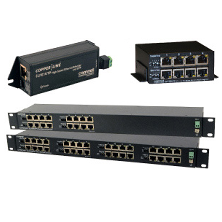 CLFE1UTP Comnet Single-Channel Ethernet over UTP with Pass-through PoE-DISCONTINUED