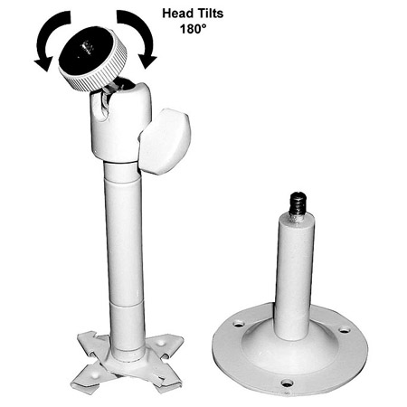 CMB-1W MG Electronics 6" Adjustable Camera Mount (white)