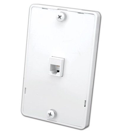 Vanco Color Mate Wall Mount Phone Jack