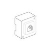 Show product details for CMWJ4WX Vanco Jack Phone Surface Mount Replacement White