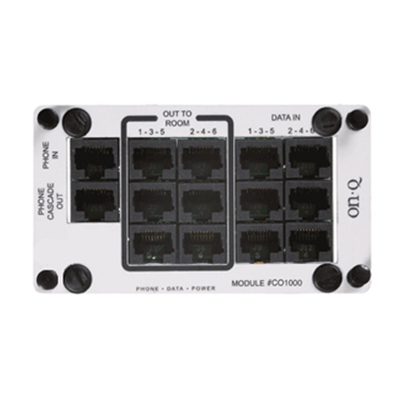 CO1000 Legrand On-Q Phone/Data 6-port Module