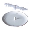 Show product details for CP3540-50 Arlington Industries Ceiling Plate Combination Box Covers - Pack of 50