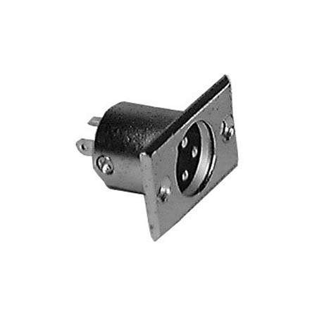 Vanco 3 Pin Male Panel Mount Stereo XLR