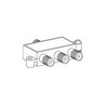 Show product details for CPZ32G Vanco Splitter 3 Way 2 GHz 1 Port Pass